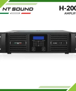 CỤC ĐẨY 2 KÊNH H-2002 (SIZE 3U, 2000W/CH, 47KG, NGUỒN ĐỒNG 100%)